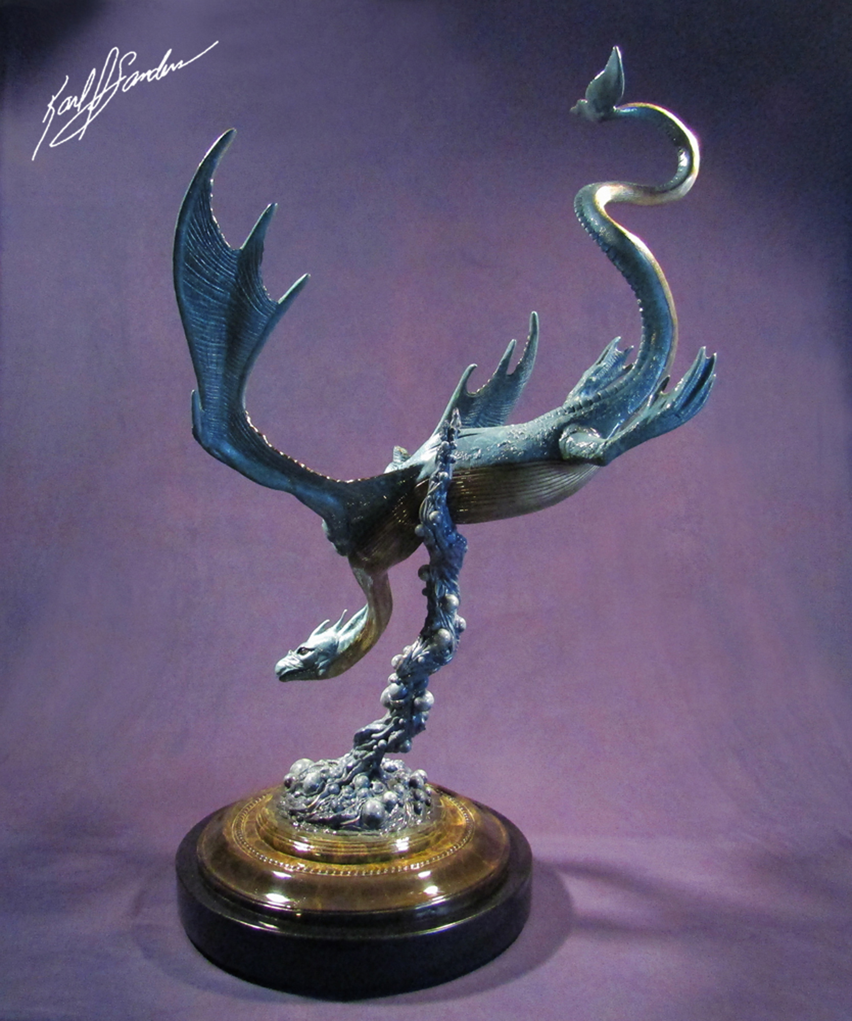 Nekton Dragon Art Lifesize Statue
