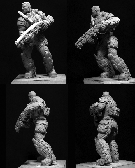 Dom Santiago Collectible Statue from Gears of War